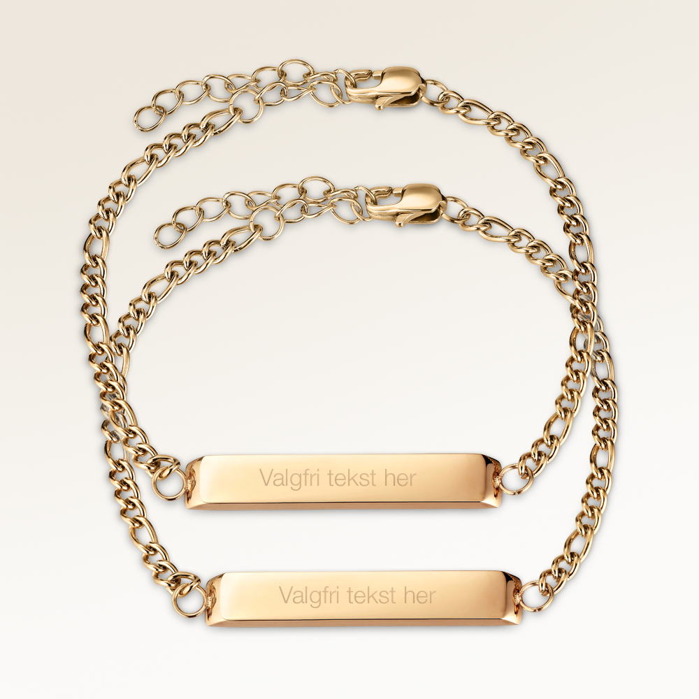 Gold bar 2025 bracelet engraved