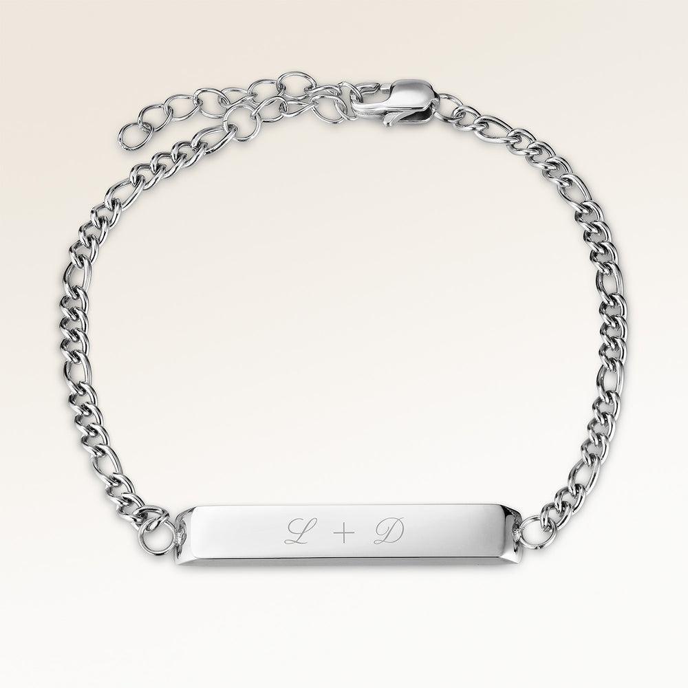 Stab Armband - Gravur (Silber)
