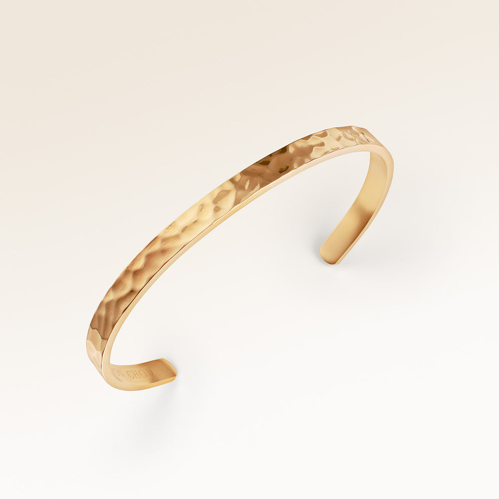 Ocean Waves Armband - Gravur (Gold)